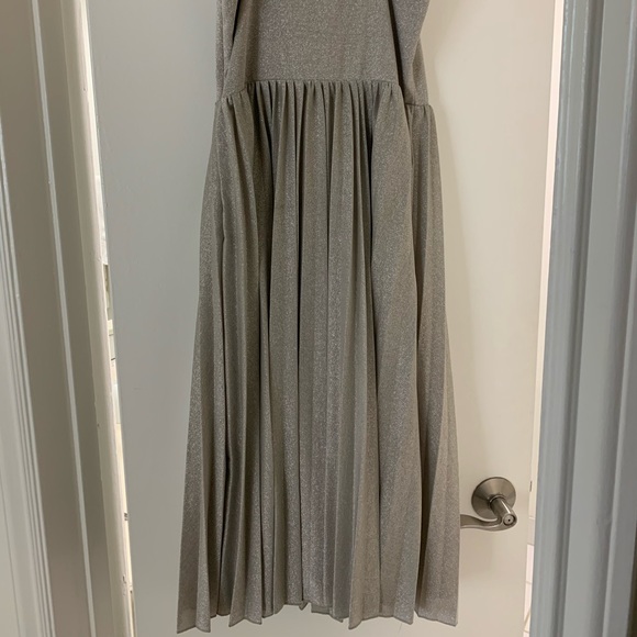 Anthropologie Lunar Dress in Silver size 4 - Picture 5 of 5